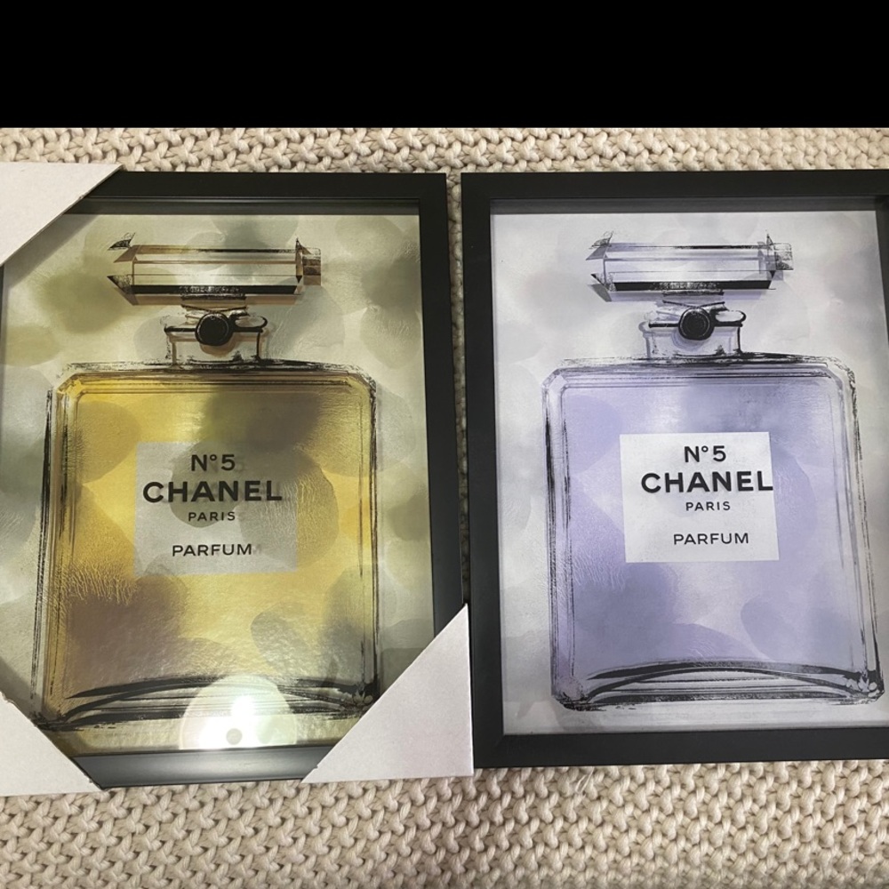 Chanel Perfume frames -SOLD